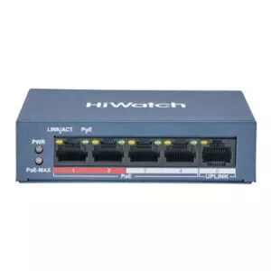 HiWatch DS-S504GP PoE Коммутатор